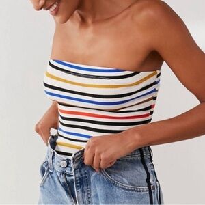 Urban Outfitters Out from under Striped Bodysuit